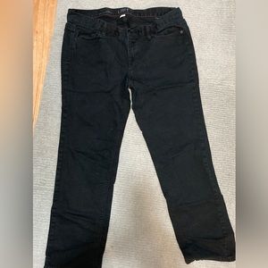 Ann Taylor LOFT black denim jeans, EUC- size 14